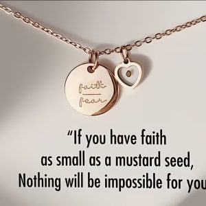 Faith over Fear Necklace
