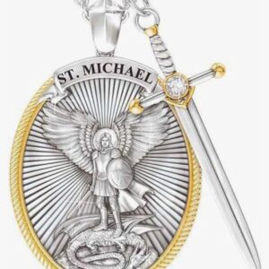 St. Michael pendant - silver