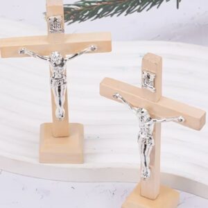 Desktop Crucifix- wooden