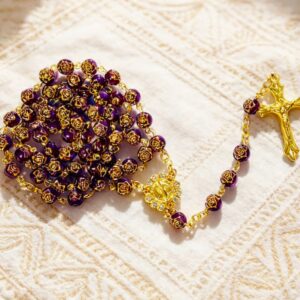 Purple Devotion Rosary